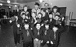 Flourish: Cubs and Scouts gather at Greenfield School, Nimmo Drive, Glasgow.<br>18th March 1983.