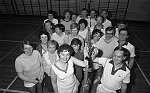 South Side News: Simshill Badminton Club Silver Jubilee at Kings Park Secondary. 18th March 1983.