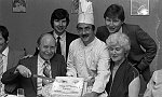 South Side News: 60th birthday of Lawrence Benson at the Grove Restaurant, Queens Park, Glasgow. 18th March 1983.