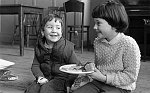 Barrhead News: Arthurlie Church Guides coffee morning in Westbourne Halls.<br>19th March 1983.