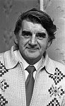 Barrhead News: Jimmy Shepherd, Chairman, M.C. and stalwart of the Barrhead Gala Committee in its early days.<br>21st March 1983.