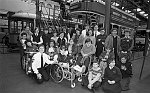 South Side News: Handicapped kids at Museum of Transport, Glasgow. 26th March 1983.
