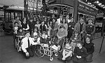 South Side News: Handicapped kids at Museum of Transport, Glasgow. 26th March 1983.