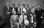 Barrhead News:Shanks Bowling Club, Indoor competition prizewinners.. 26th March 1983.