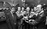 South Side News: Pub Quiz team at the Beechwood Bar in Ardmay Crescent, Glasgow. 1st April 1983.