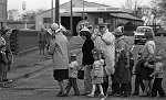 Barrhead News: Neilston Playgroup sponsored Easter Walk in High Street.28th March 1983.