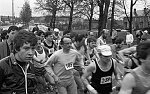 South Side News: Pollok Shopping Centre Road charity road race. 16th April 1983.