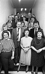 South Side News: Cathcart Young Womans Group buffet dance at Couper Institute. 15th April 1983.