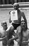 South Side News: George Rae with swimming certificate at Govanhill Baths. 6th May 1983.