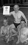 South Side News: George Rae with swimming certificate at Govanhill Baths. 6th May 1983.