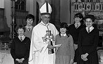 South Side News: Holycross Church presentation of cheque. 6th May 1983.