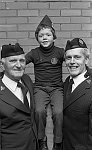 South Side News: Croftfoot Parish Church Boys Brigade, three generations. 6th May 1983.