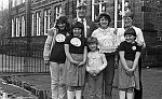 South Side News: Johnny Beattie at Holmlea Primary School Fete. 7th May 1983.